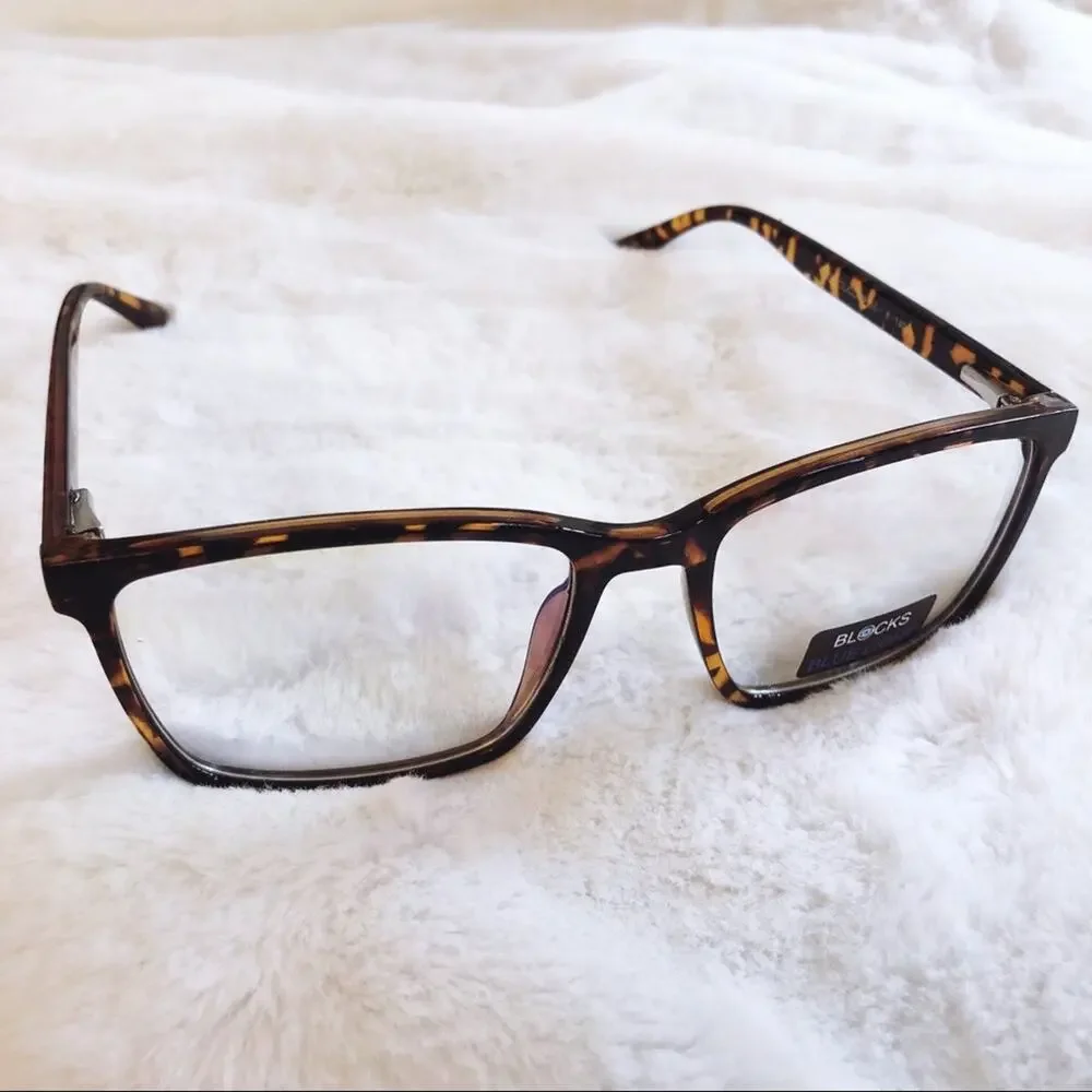 Elena Tortoise Brown Computer Blue Light Glasses